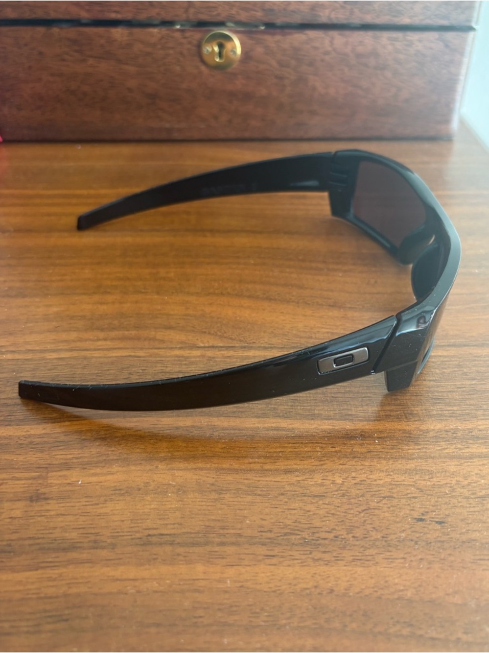 Oakley GASCAN S Polished Black/Grey Sunglasses - Picture 3 of 9